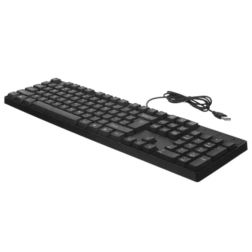 Teclado Ergonómico Usb Resistente Para Escritorio Y Laptop