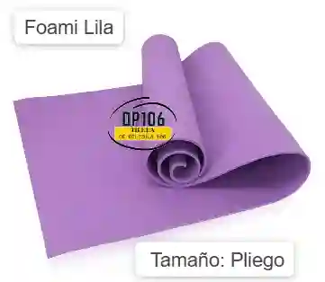 Foami Lila Pliego X 1 Und / Foamy / Fomi