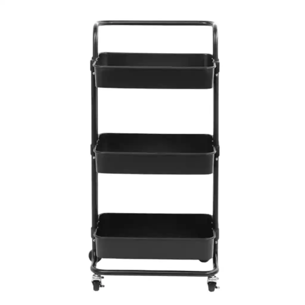 Carrito Organizador De 3 Niveles Con Ruedas Para Cocina