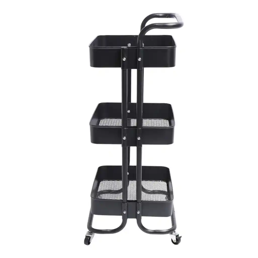 Carrito Organizador De 3 Niveles Con Ruedas Para Cocina
