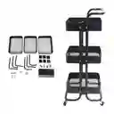 Carrito Organizador De 3 Niveles Con Ruedas Para Cocina