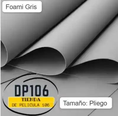 Foami Gris Pliego X 1 Und / Foamy / Fomi