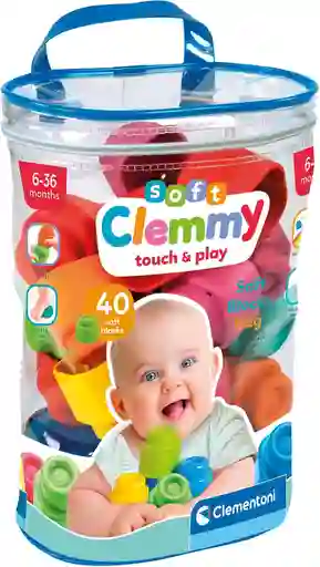 Juegos Didáctico 40 Bloques Sensoriales Suaves Para Bebés