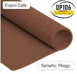 Foami Cafe Pliego X 1 Und / Foamy / Fomi