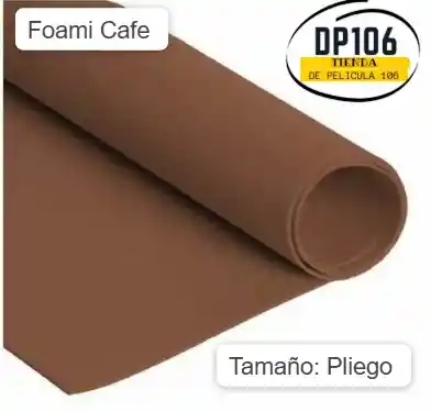 Foami Cafe Pliego X 1 Und / Foamy / Fomi