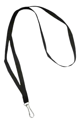 Cinta Reata Para Escarapela Porta Carnet X 10 Und Negro