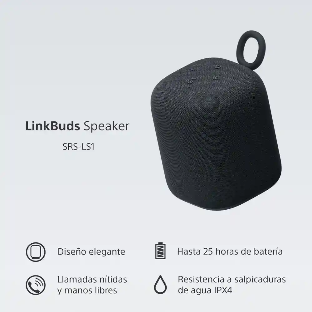 Parlante Portátil Inalámbrico Linkbuds Speaker | Srs-ls1 - Negro