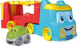 Juego Camión Transportador De Coches Con Pista Para Niños