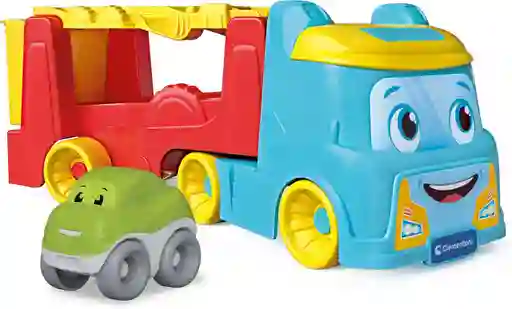 Juego Camión Transportador De Coches Con Pista Para Niños
