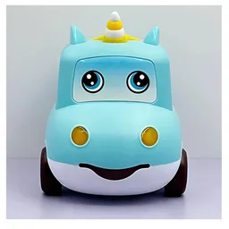 Alcancía Infantil Forma Carrito Diseño Divertido Sonriente