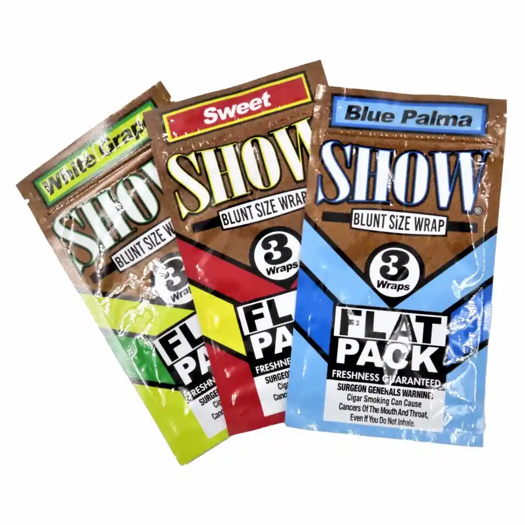 Blunt Show X3 Wraps- Sabores Surtidos