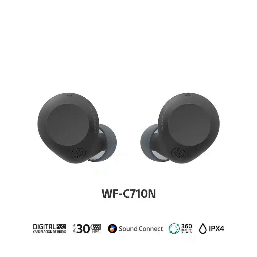 Audífonos Inalámbricos Con Noise Cancelling | Wf-c710n - Negro
