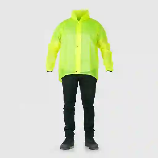 Chaqueta Impermeable Bicicleta T - Xl Pvc Biker