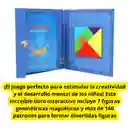 Juego Tangram Magnético De Madera Para Niños Azul