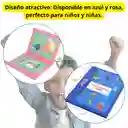 Juego Tangram Magnético De Madera Para Niños Rosa