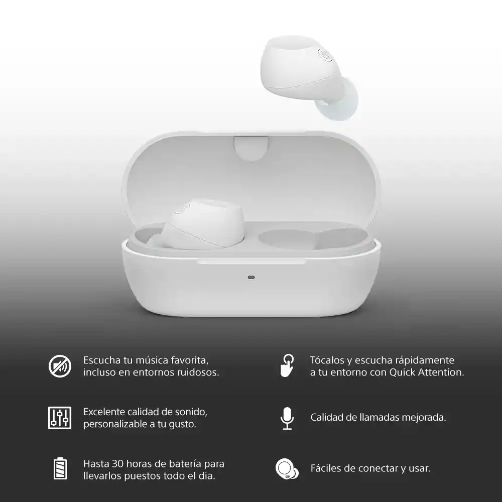 Audífonos Inalámbricos Con Noise Cancelling | Wf-c710n - Blanco