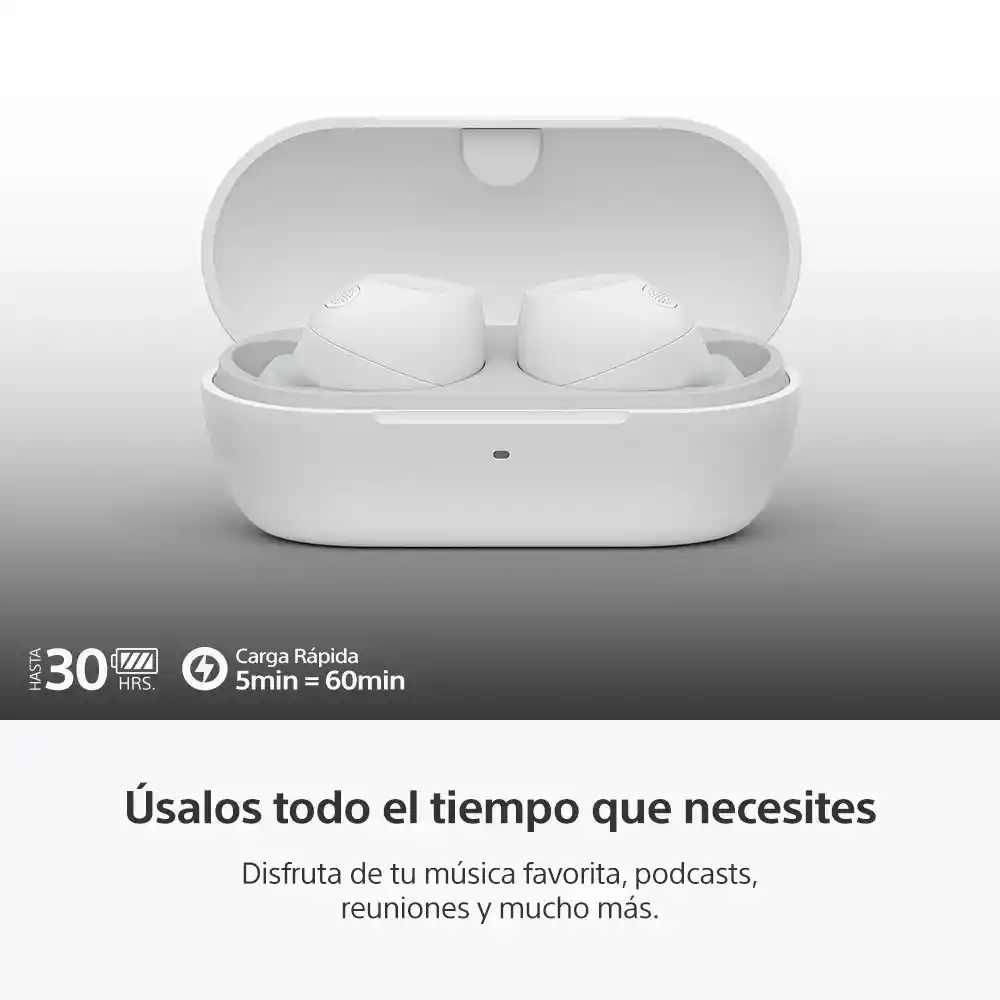 Audífonos Inalámbricos Con Noise Cancelling | Wf-c710n - Blanco