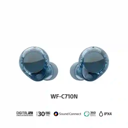 Audífonos Inalámbricos Con Noise Cancelling | Wf-c710n - Azul