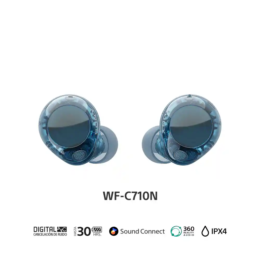 Audífonos Inalámbricos Con Noise Cancelling | Wf-c710n - Azul