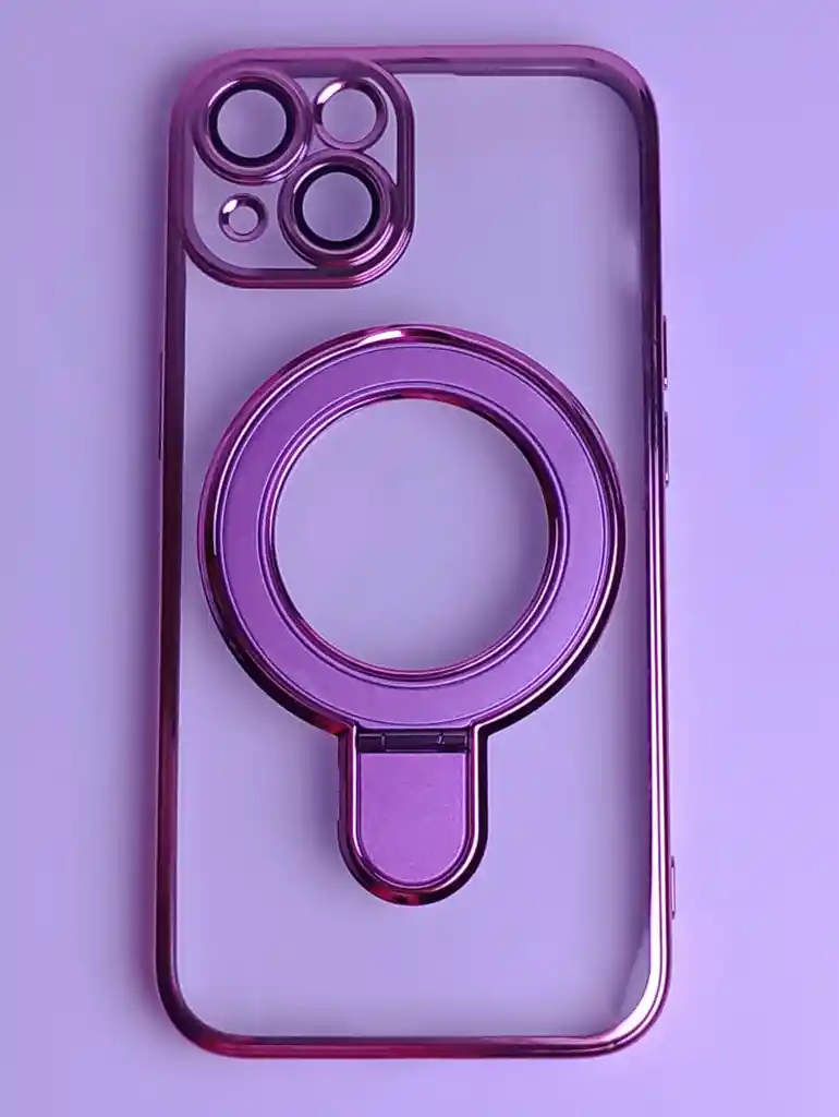 Carcasa Estuche Case Para Iphone 13/14 Magsafe Lujo Rosado