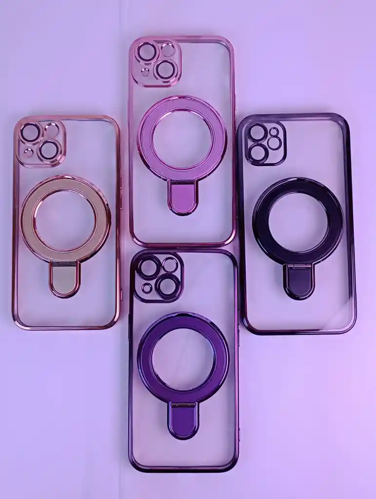 Carcasa Estuche Case Para Iphone 13/14 Magsafe Lujo Rosado