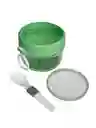 Vaso Tuppers Fruta Cereal Con Tapa Recipiente Siliconado