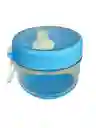 Vaso Tuppers Fruta Cereal Con Tapa Recipiente Siliconado