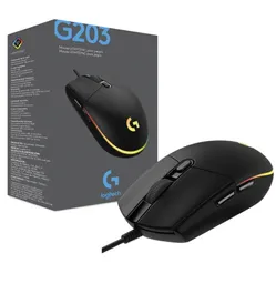 Mouse Alámbrico Gaming Logitech G203