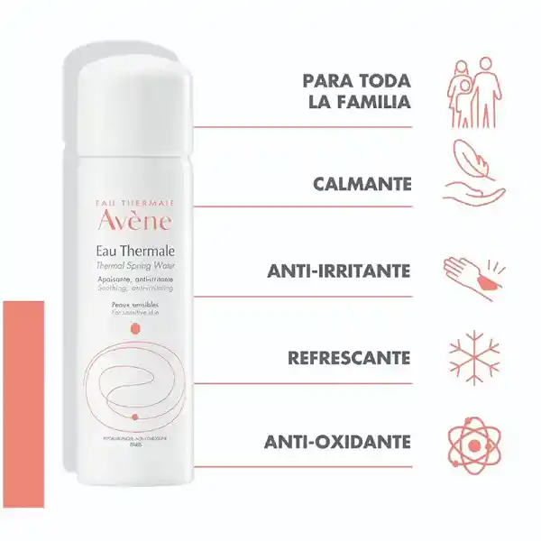 Agua Termal Avène 50 Ml