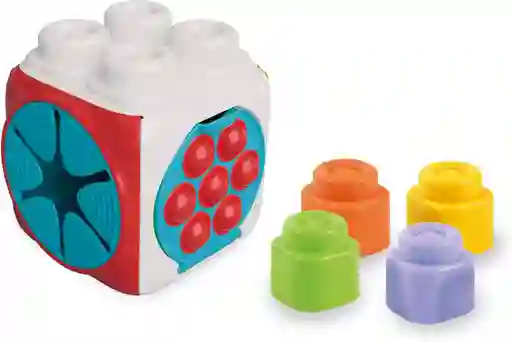 Juego Cubo Sensorial Bloques Suaves Y Texturas Para Bebés