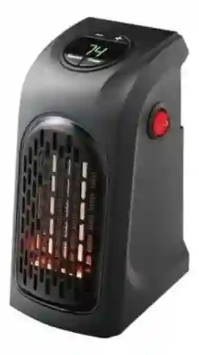 Calentador Ambiente Portátil Calefacción 400w De Pared Color Negro 110v