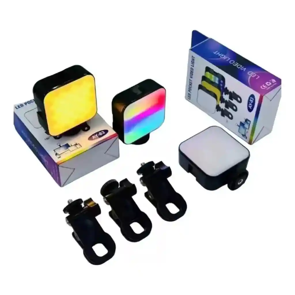 Luz Led Rgb Recargable Para Fotografia Y Video Ay-83