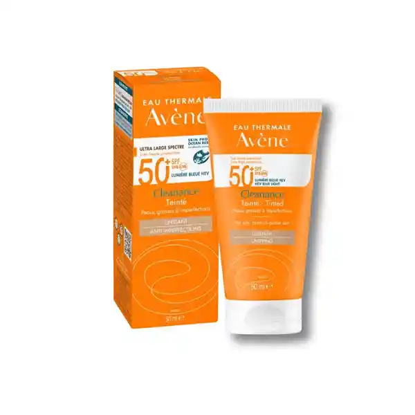 Protector Solar Cleanance Color Avène Spf 50 + 50ml