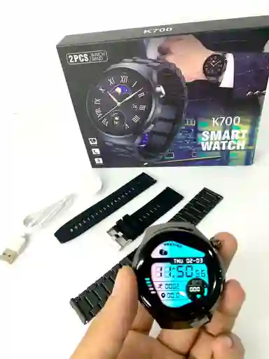 Reloj Inteligente Smart Watch K700 Negro Gama Alta