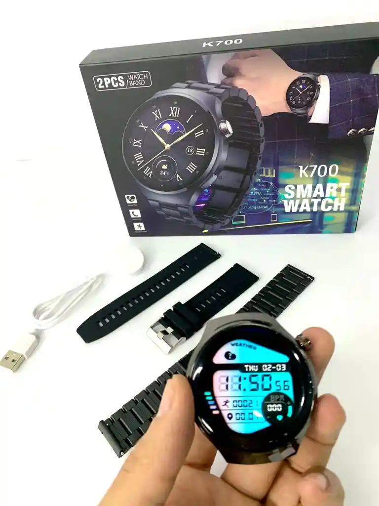 Reloj Inteligente Smart Watch K700 Negro Gama Alta
