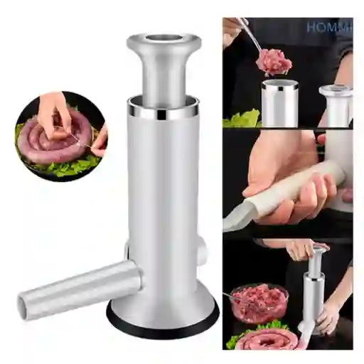 Embutidora Manual 2 En 1 Para Chorizos Y Salchichas