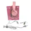 Audifonos Gamer X16 Rosa Con Luz Led + Base Onikuma