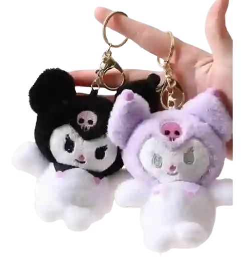 Peluche Muñeco Llavero My Melody Kuromi 11cm