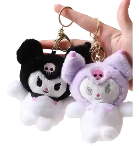 Peluche Muñeco Llavero My Melody Kuromi 11cm