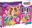 Juego Didácticos Actividades Princesas Disney 4 En 1 Niños