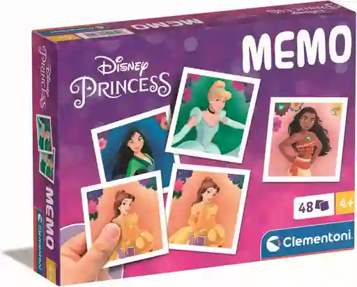 Juego Educativo Disney Princesas De Memoria 48 Cartas Niños