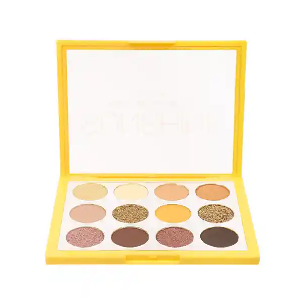Paleta De Sombras Bys Colour Sunshine 12 Tonos