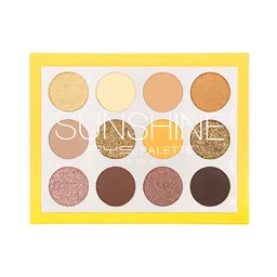 Paleta De Sombras Bys Colour Sunshine 12 Tonos