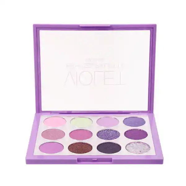 Paleta De Sombras Bys Colour Violet 12 Tonos