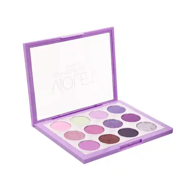 Paleta De Sombras Bys Colour Violet 12 Tonos