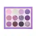 Paleta De Sombras Bys Colour Violet 12 Tonos