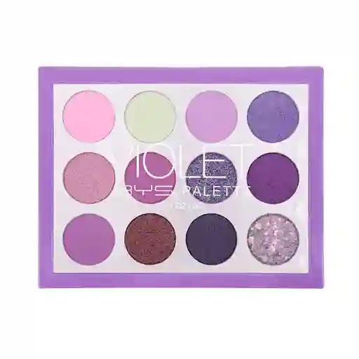 Paleta De Sombras Bys Colour Violet 12 Tonos
