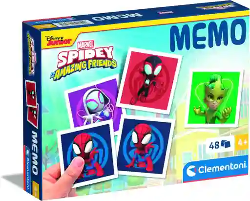 Juego Educativo Spidey Memoria 48 Cartas Para Niños