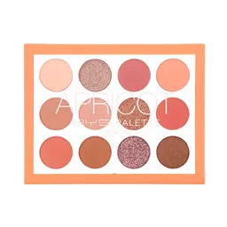 Paleta De Sombras Bys Colour Apricot 12 Tonos