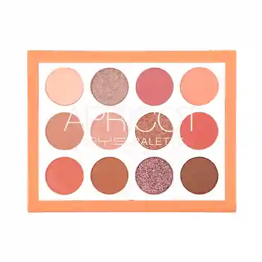 Paleta De Sombras Bys Colour Apricot 12 Tonos